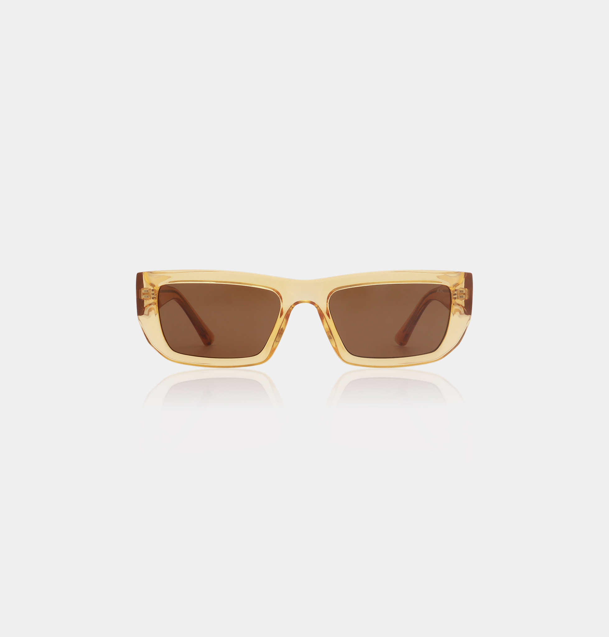 A.KJAERBEDE_FAME_KL2206_YELLOW-TRANSPARENT_FRONT